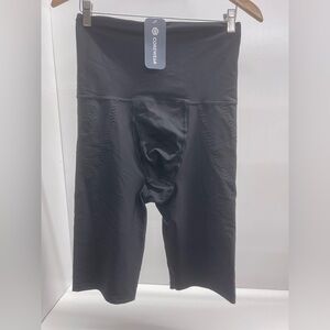 High-Waist Black Shaping Shorts
